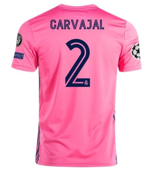 Real Madrid Away Kit Soccer Jersey DANI CARVAJAL #2 2020/21